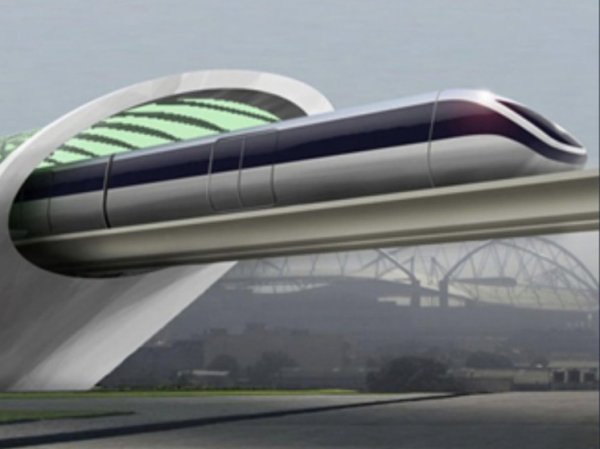Появился вакуумный поезд будущего: будет разгоняться до 2000 км в час