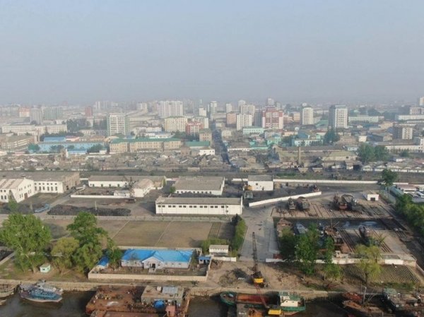 Пользователь Reddit тайком снял дроном приграничный город в КНДР