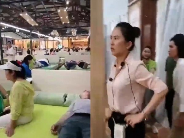 Группу китайских туристов заперли в магазине, потому что они ничего не купили